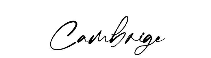 Cambrige  免费字体下载