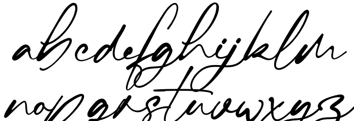 Cambrige Font LOWERCASE