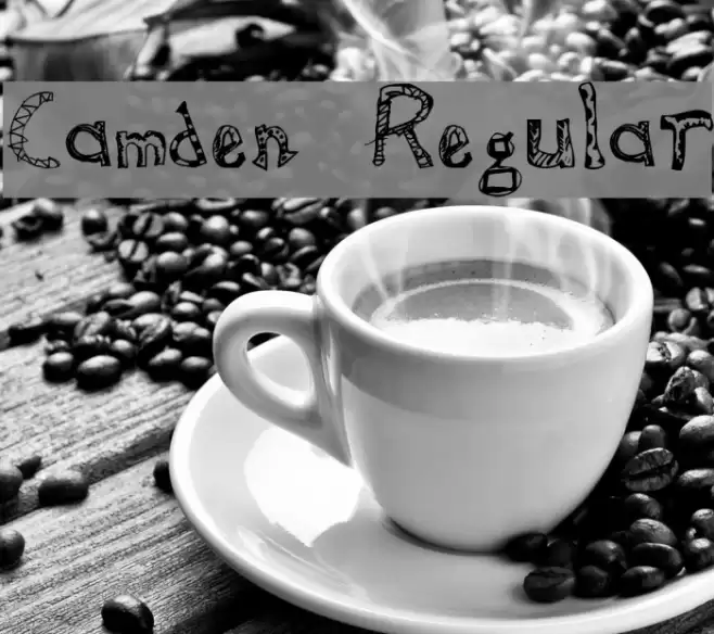Camden Regular Font examples