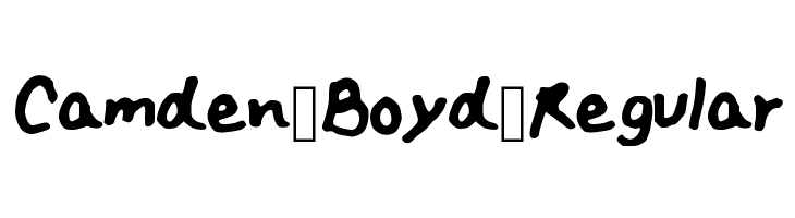 Camden_Boyd_Regular Font