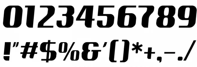 Cameliabold Font OTHER CHARS