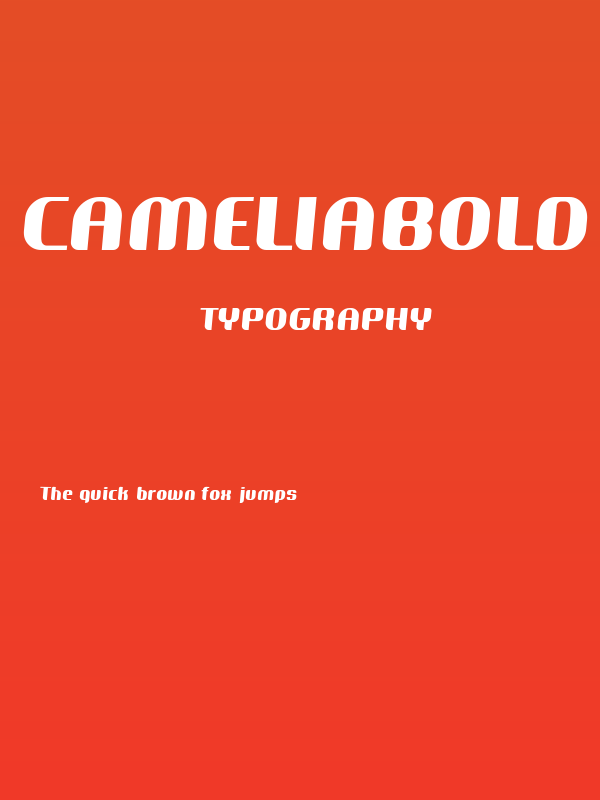 Cameliabold Poster