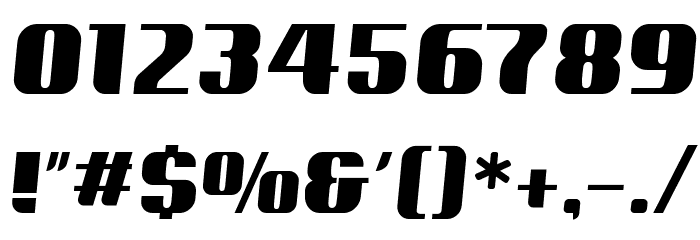 Cameliaexbold Font OTHER CHARS