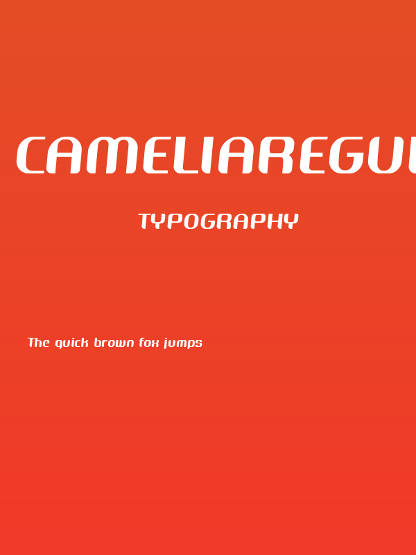 Cameliaregular Poster