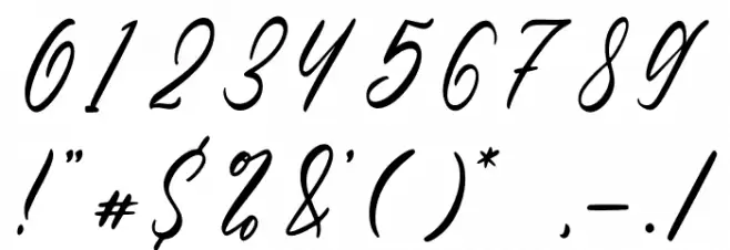 Camelina Font OTHER CHARS