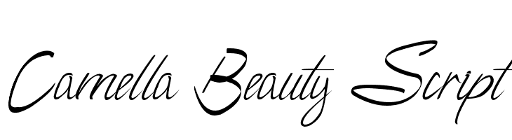 Camella Beauty Script  フリーフォントのダウンロード