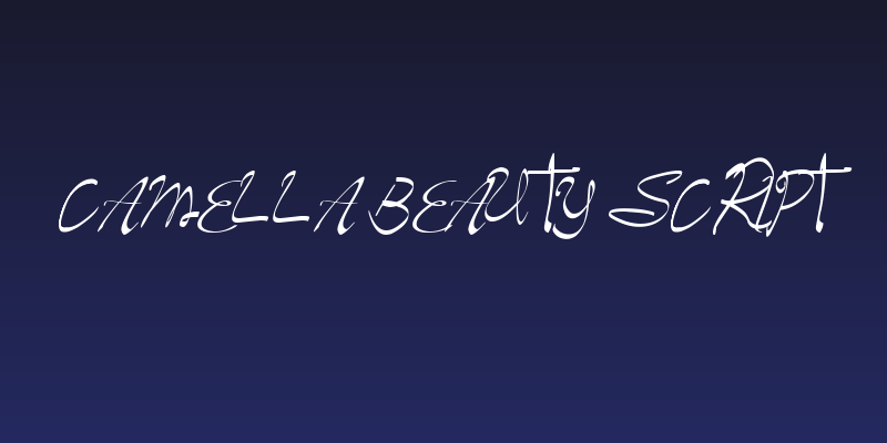 Camella Beauty Script Social Header