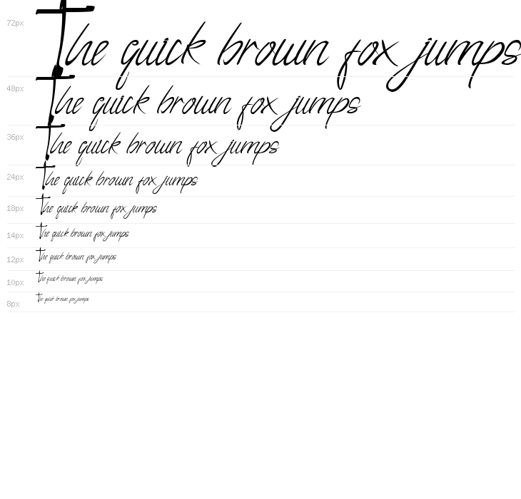 Camella Beauty Script Waterfall