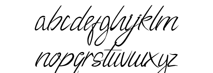 Camella Beauty Script Font LOWERCASE