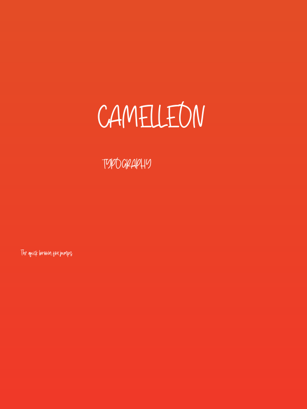 Camelleon Poster