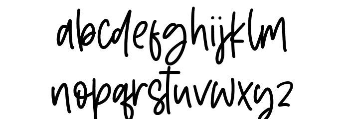 Camelleon Font LOWERCASE