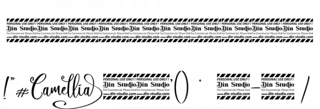 Camellia Personal Use Font OTHER CHARS