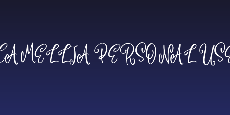 Camellia Personal Use Social Header