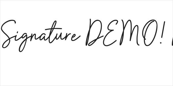 Camellia Signature DEMO! DEMO! Logo