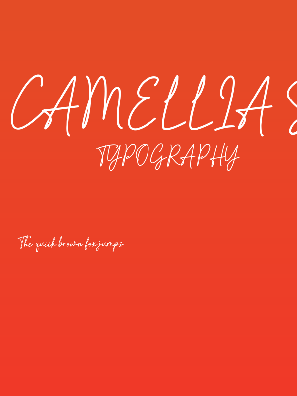 Camellia Signature DEMO! DEMO! Poster