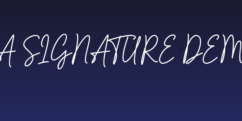 Camellia Signature DEMO! DEMO! Social Header