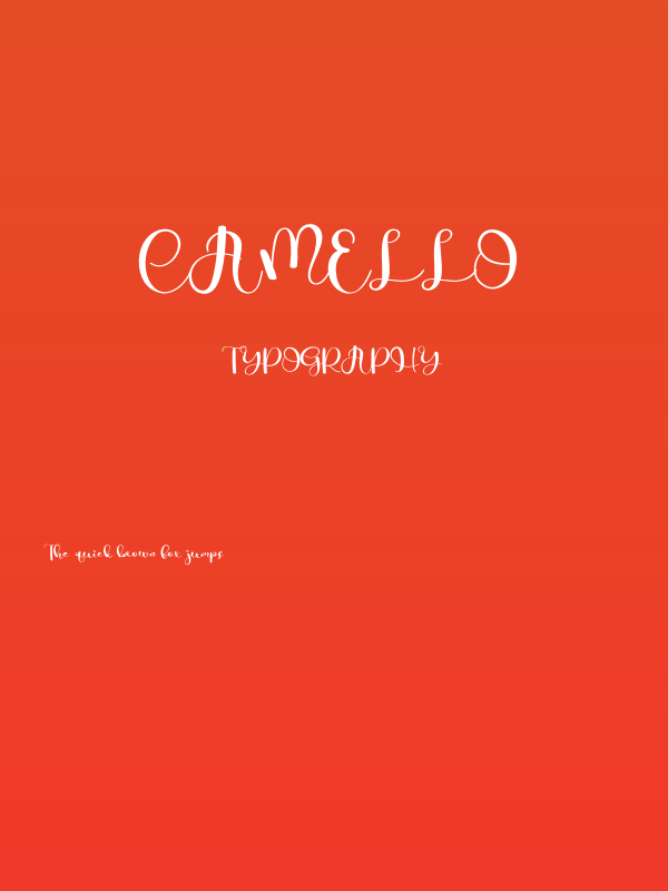 Camello Poster