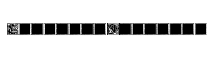 Camelot_Initials フォント