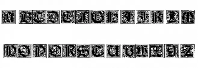 Camelot_Initials 字体 大写