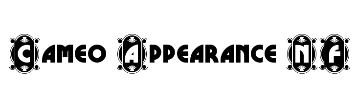 Cameo Appearance NF Font