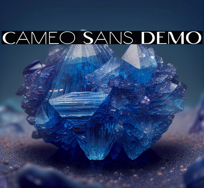 Cameo Sans DEMO Example 3