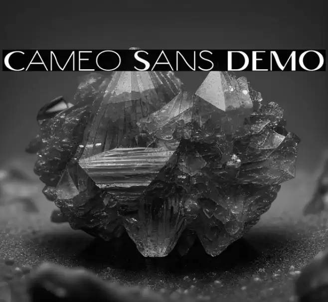 Cameo Sans DEMO خط examples
