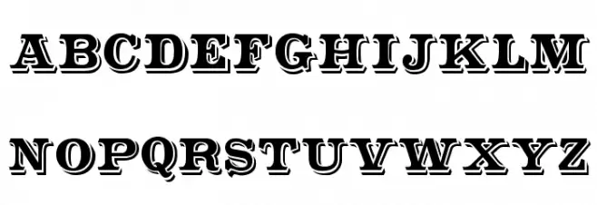 CameoAntique Schriftart Groß