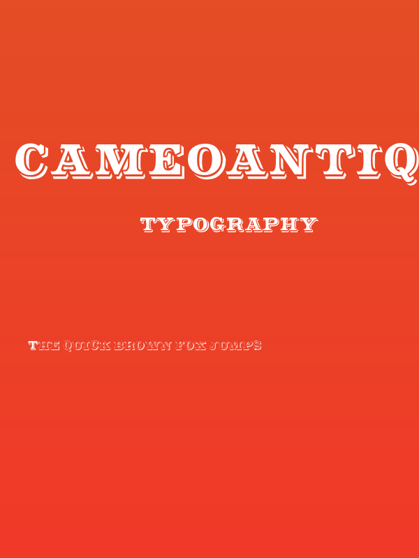 CameoAntique Poster