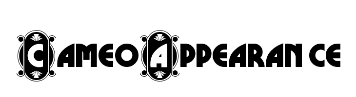 CameoAppearance  Descarca Fonturi Gratis