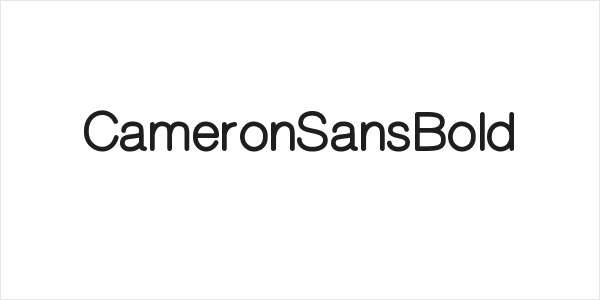 CameronSansBold Logo