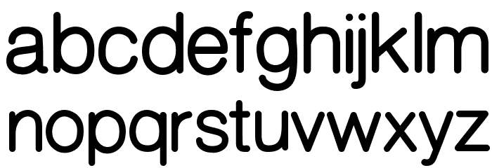 CameronSansBold Font LOWERCASE