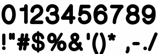 CameronSansExtraBold Font OTHER CHARS