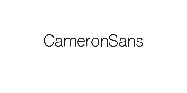 CameronSans Logo