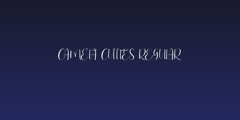 Cameta Cuttes Regular Social Header