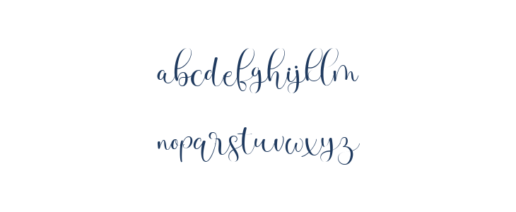 Cameta Cuttes Regular Lowercase