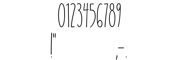 CamiRae-Regular Font OTHER CHARS