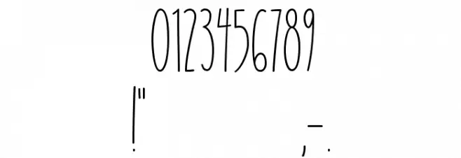 CamiRae-Regular Font OTHER CHARS