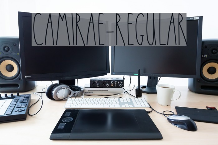 CamiRae-Regular Font examples