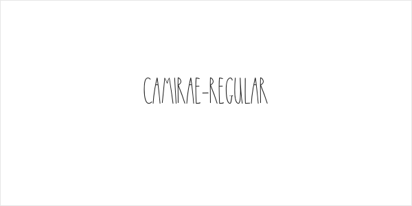 CamiRae-Regular Logo