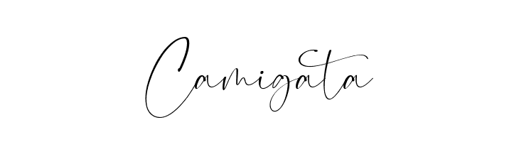 Camigata  Frei Schriftart Herunterladen