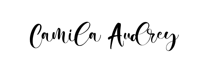 Camila Audrey  Descarca Fonturi Gratis
