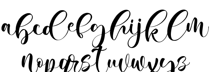 Camila Audrey Font LOWERCASE