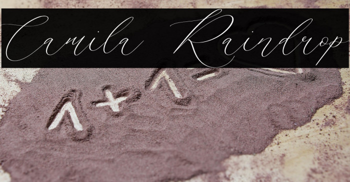 Camila Raindrop Example 1