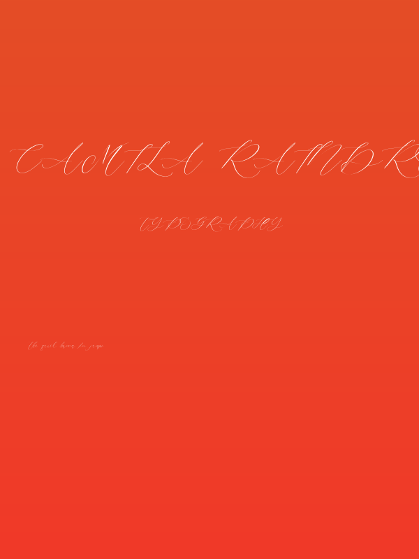 Camila Raindrop Poster