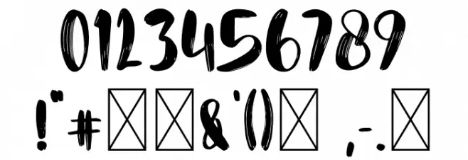 Camila Font OTHER CHARS