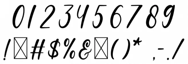 Camila Font OTHER CHARS