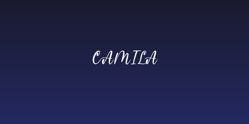 Camila Social Header