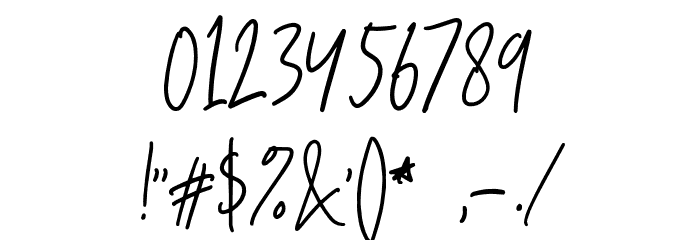 Camilla DEMO Font OTHER CHARS
