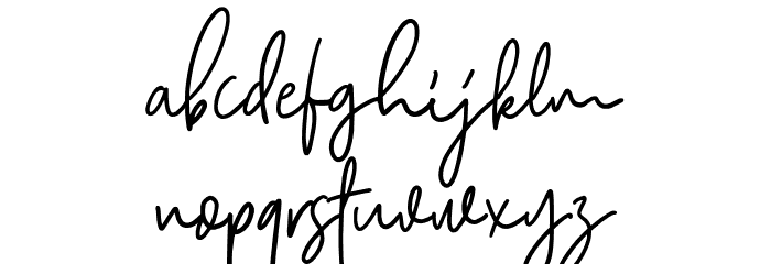 Camilla DEMO Font LOWERCASE