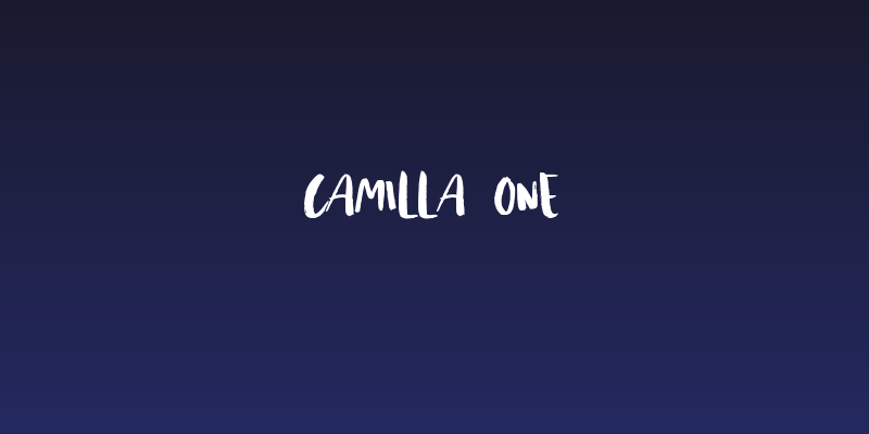 Camilla One Social Header